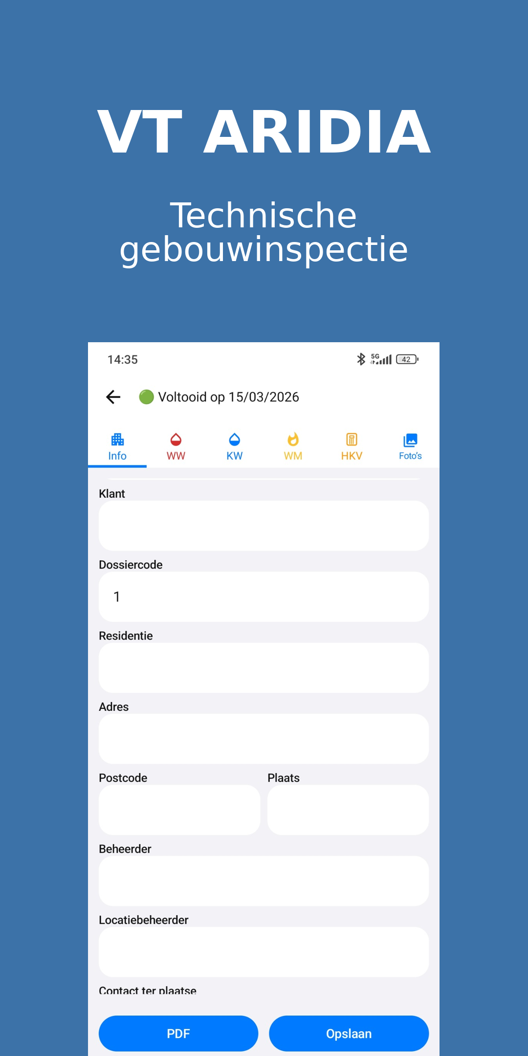 VT ARIDIA Nederlands